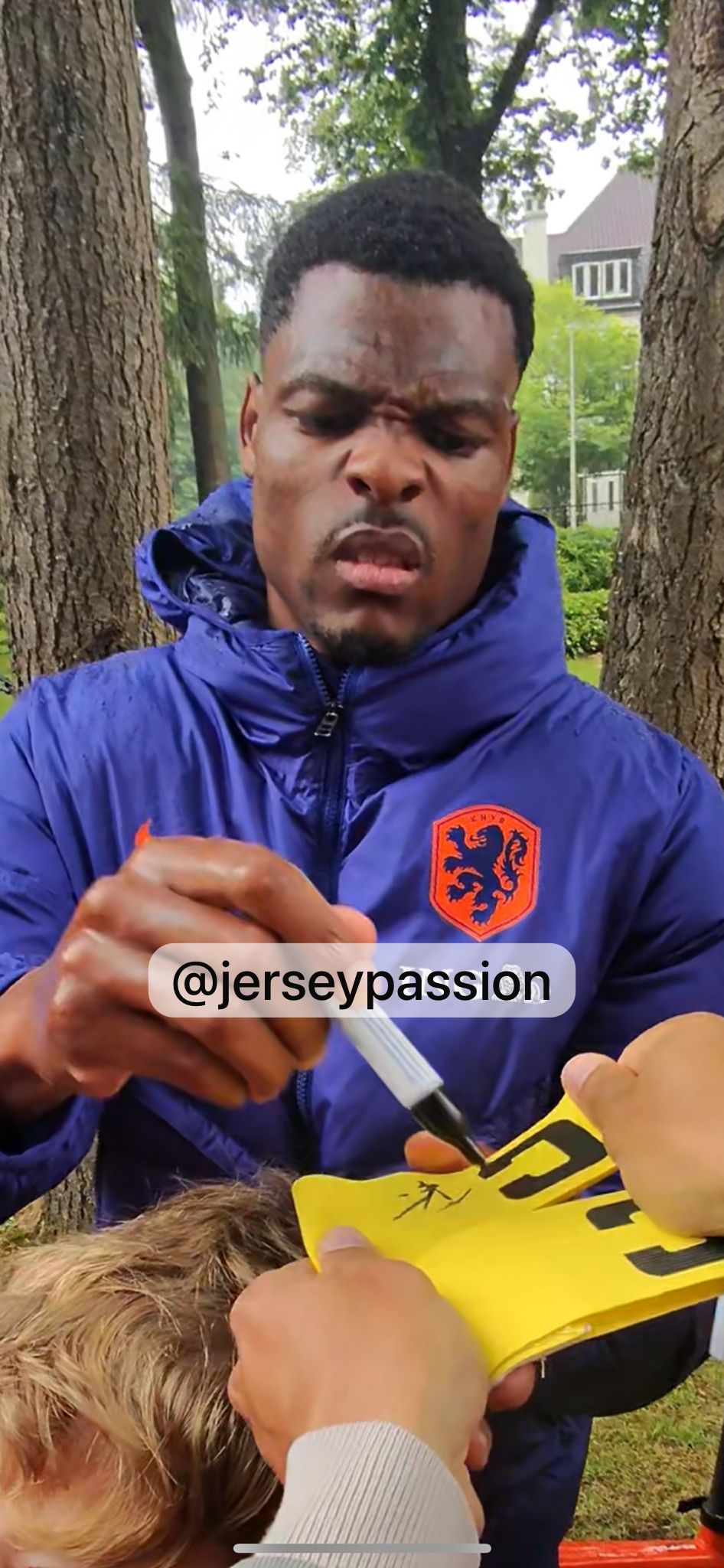 Signed Captain Armband Denzel Dumfries Inter Milan