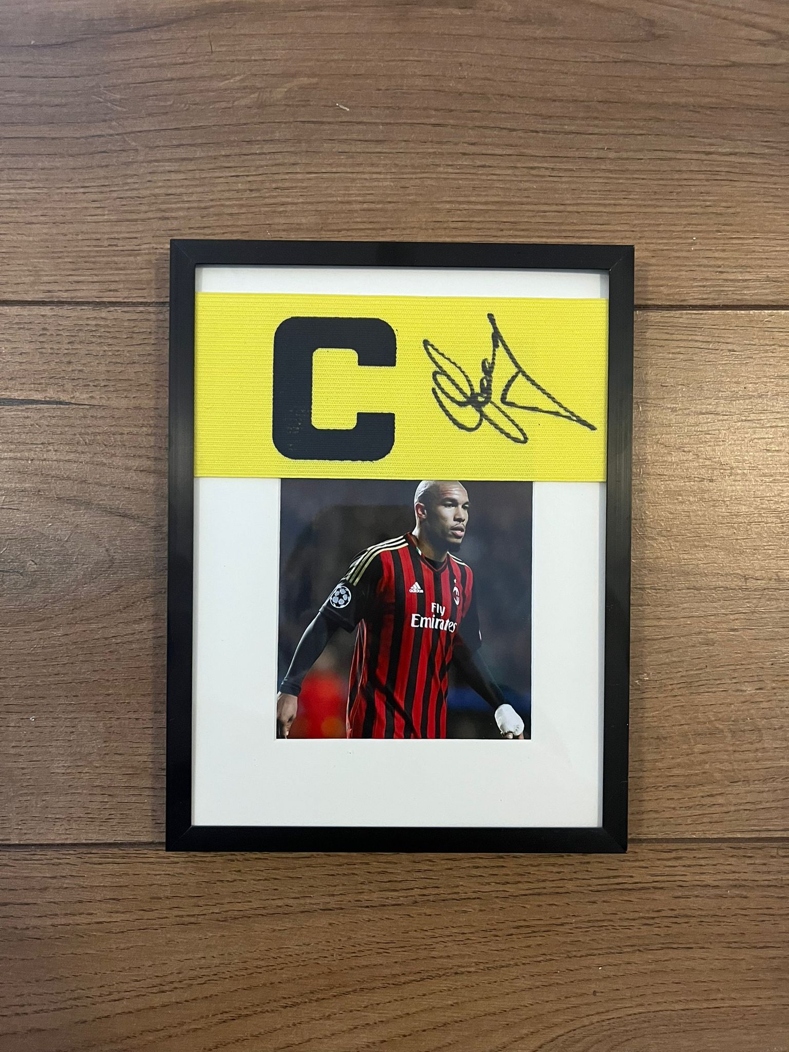 Signed Captain Armband Nigel de Jong AC Milan