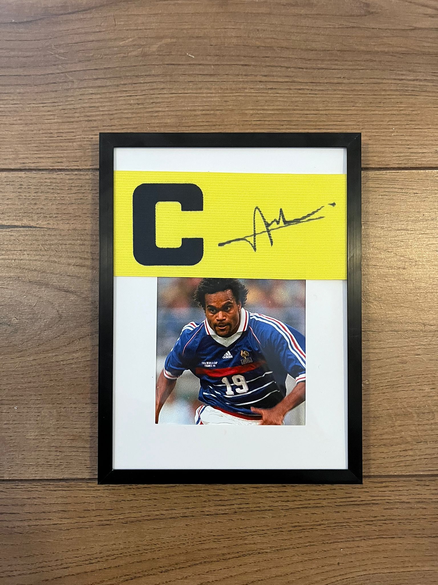 Signed Captain Armband Christian Karembeu France