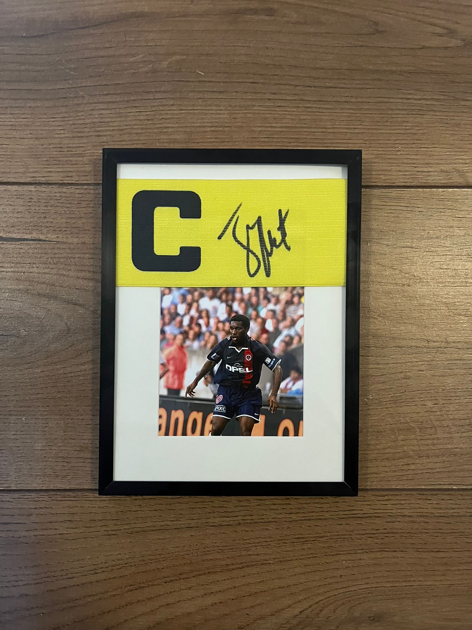 Signed Captain Armband Jay-Jay Okocha PSG