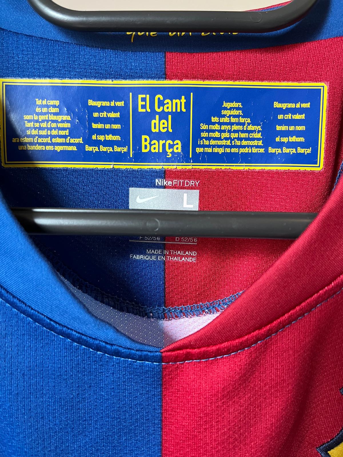 FC Barcelona 2008/2009 home shirt size L 8/10