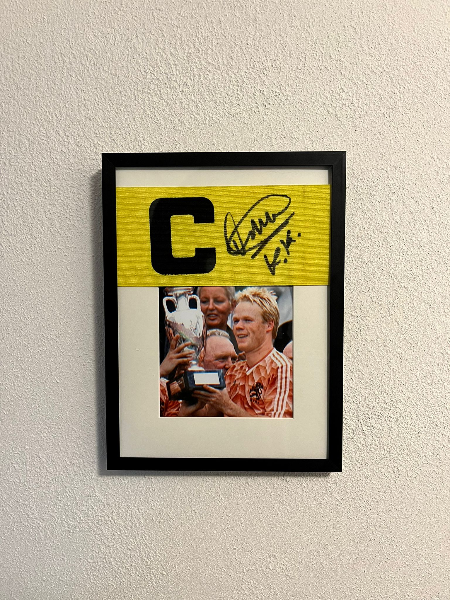 Netherlands Signed Captain armband Ronald Koeman