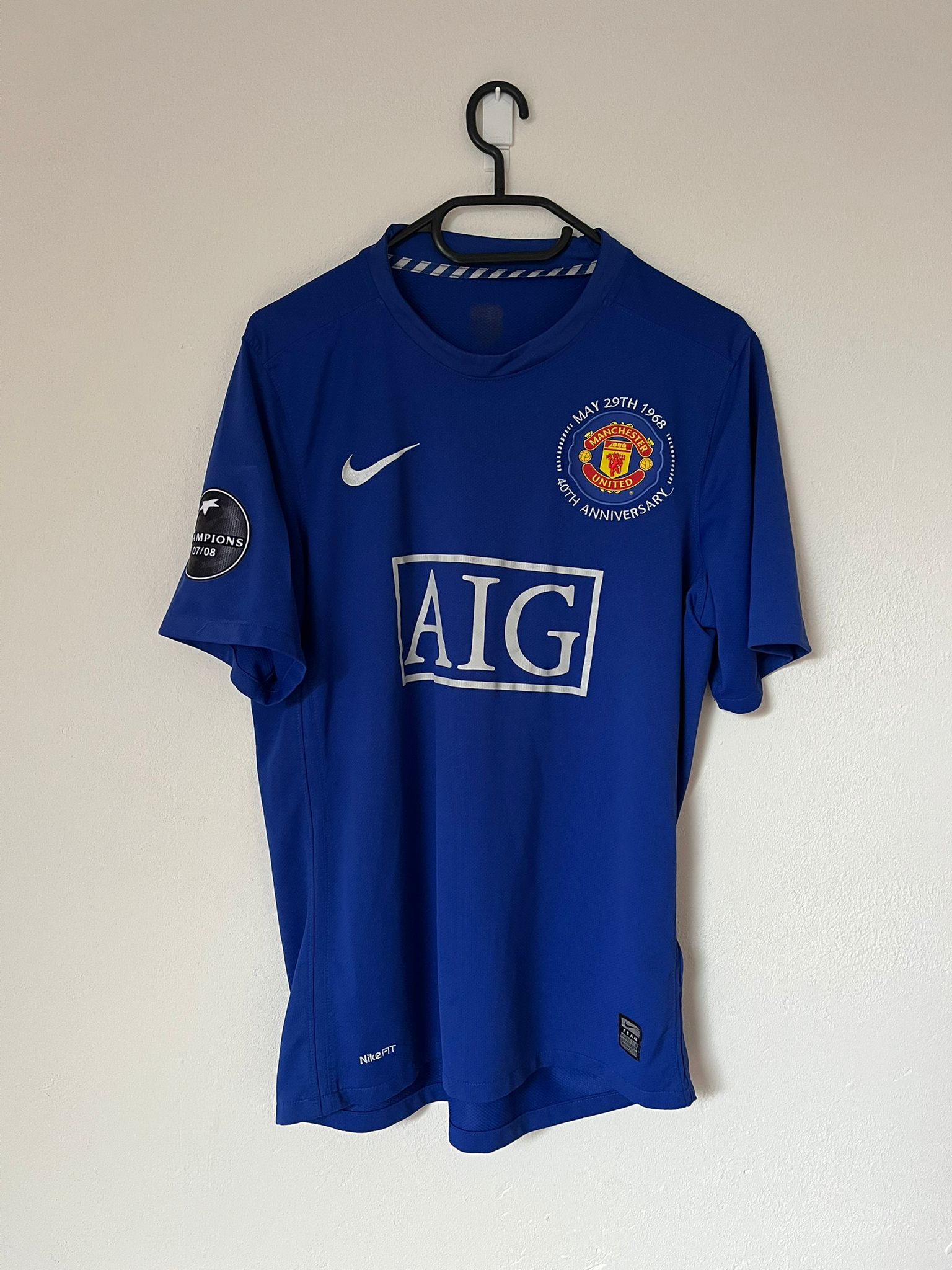Manchester United 2008/2009 third shirt Ronaldo #7 size M 7.5/10