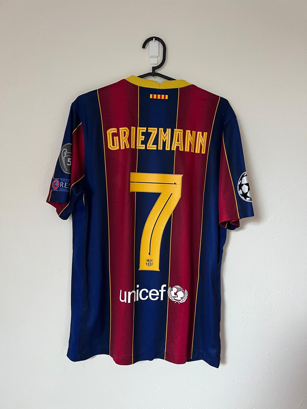 FC Barcelona 2020/2021 home shirt Griezmann #7 size M 8/10