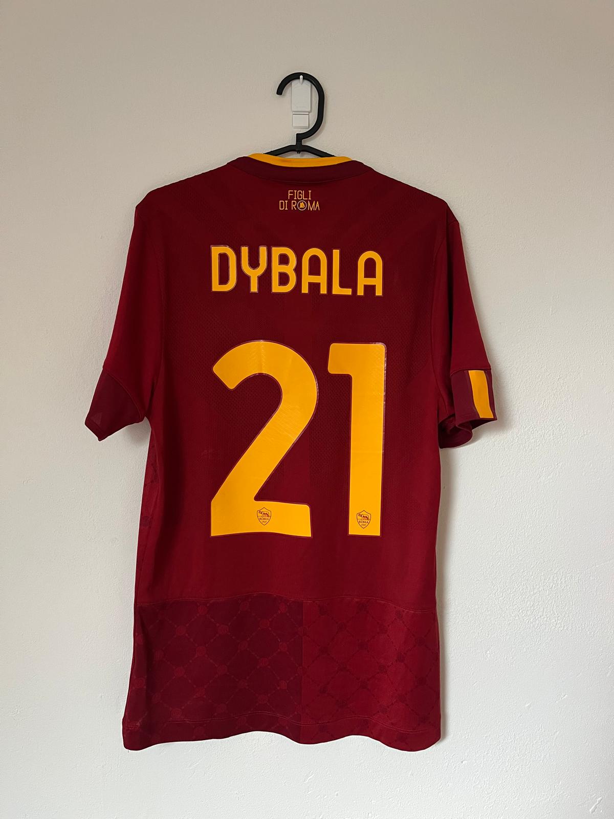 AS Roma 2022/2023 home shirt Dybala #21 size M 8/10