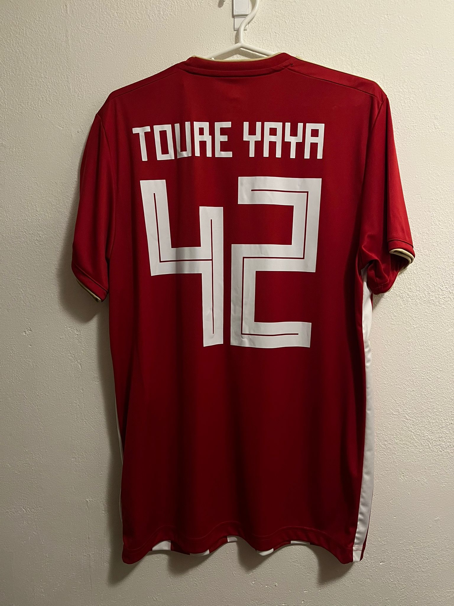 Olympiacos 2018/2019 home shirt Yaya Toure #42 Size M 10/10
