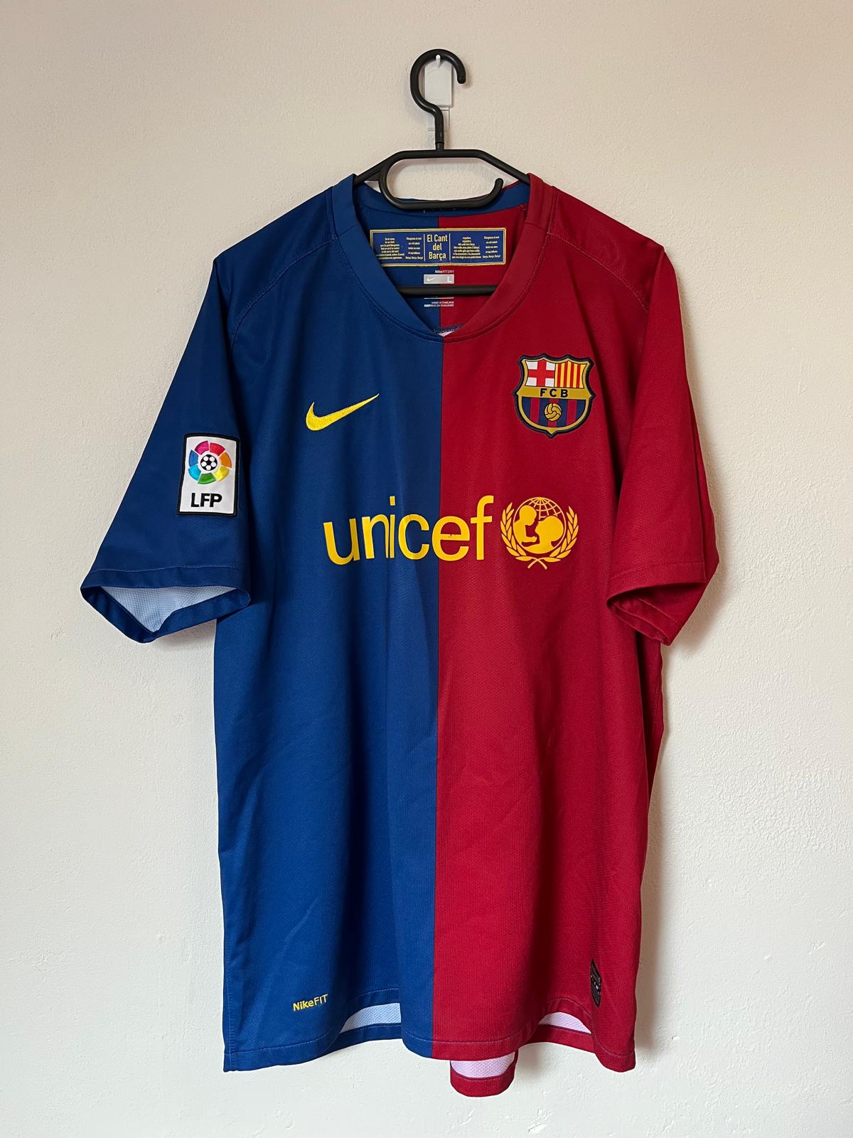 FC Barcelona 2008/2009 home shirt size L 8/10