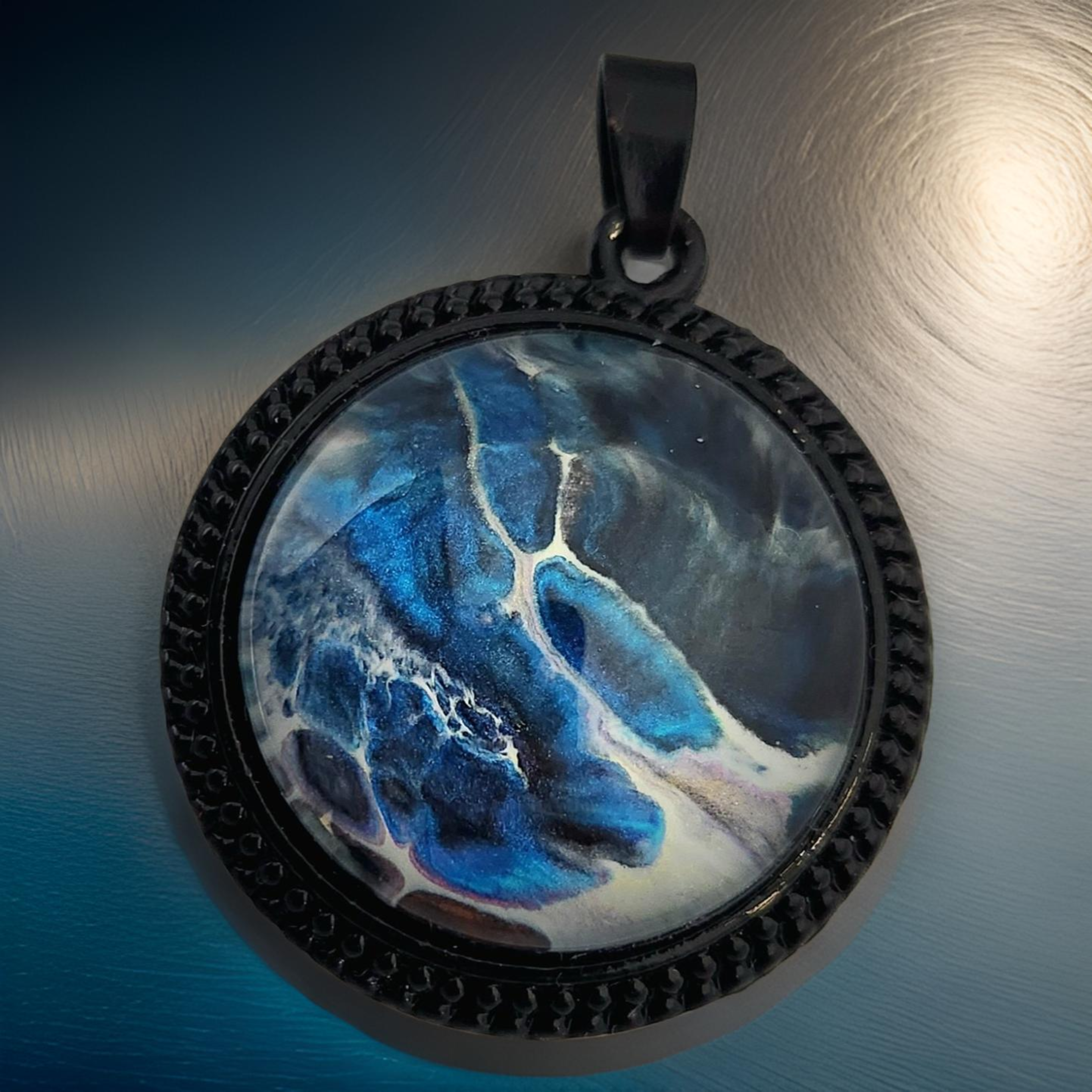 Round Pendant - 25mm Glass Cabochon