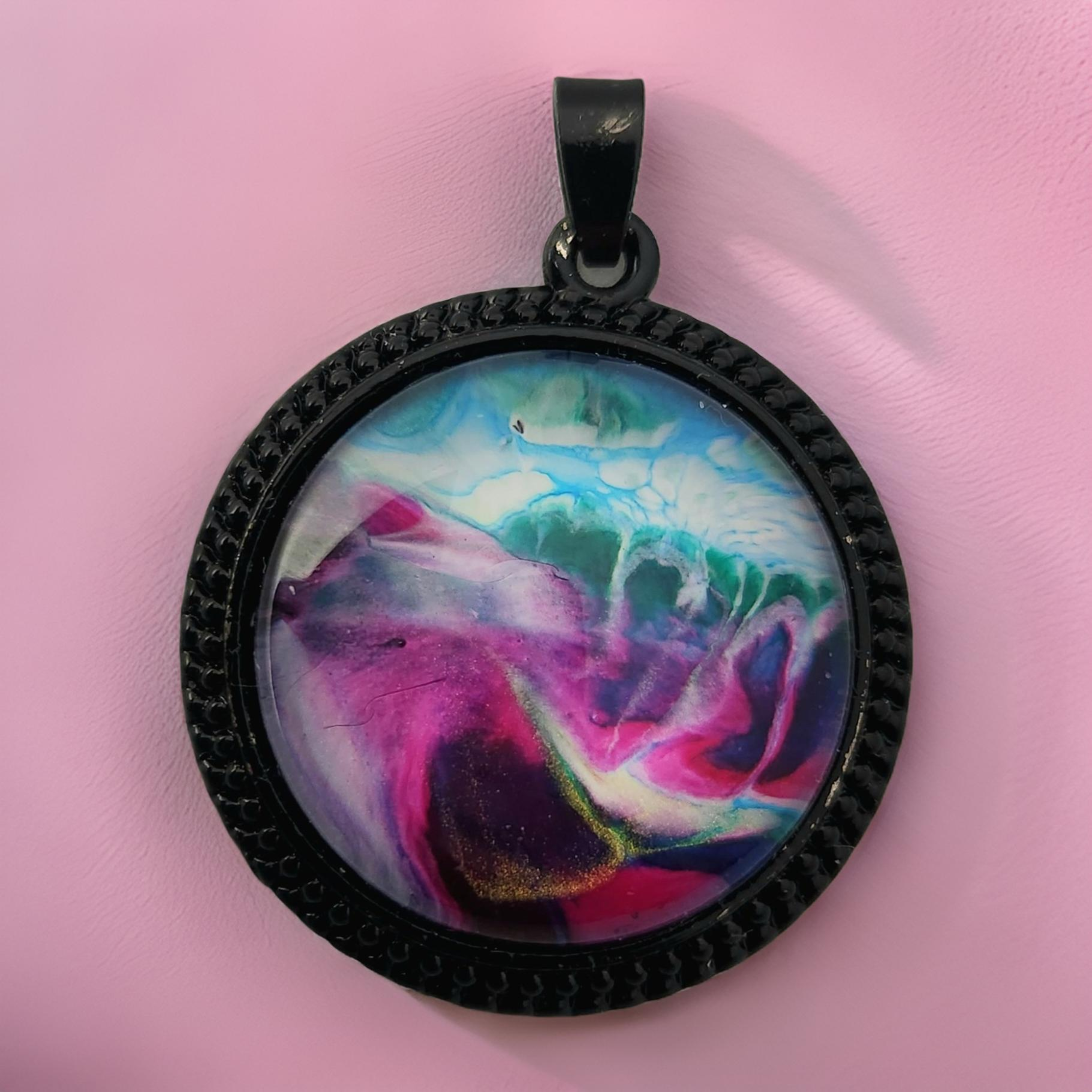 Round Pendant - 25mm Glass Cabochon