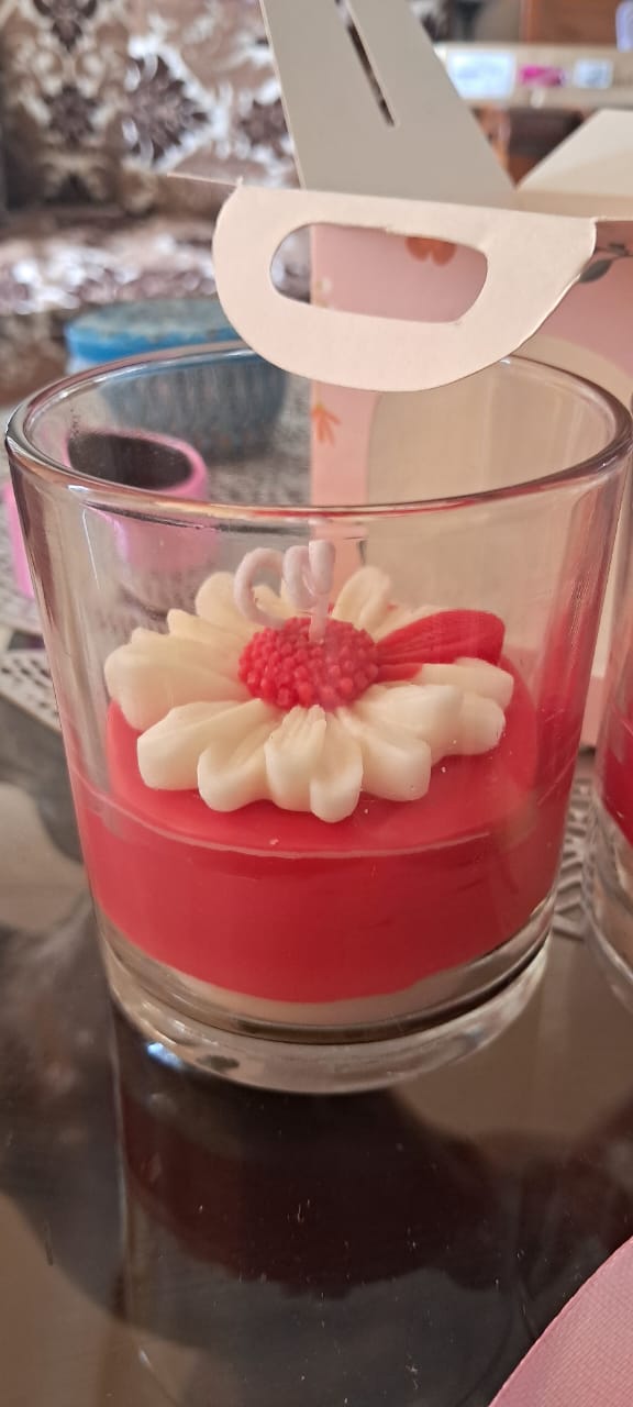 Glass Jar with Daisy topper
