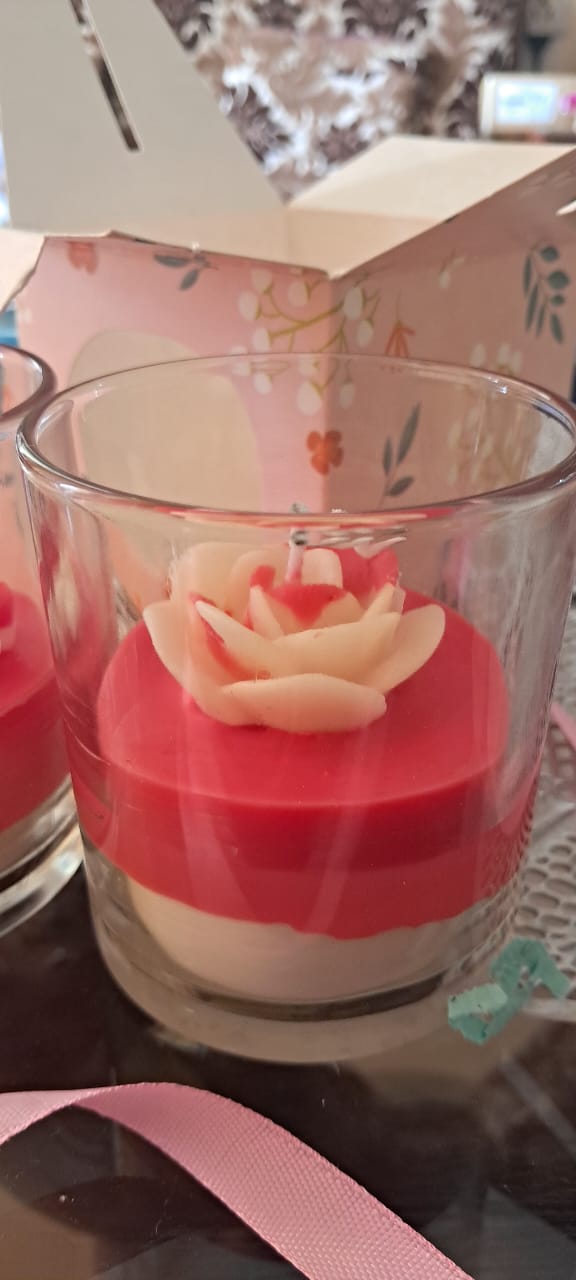 Glass Jar with Daisy topper