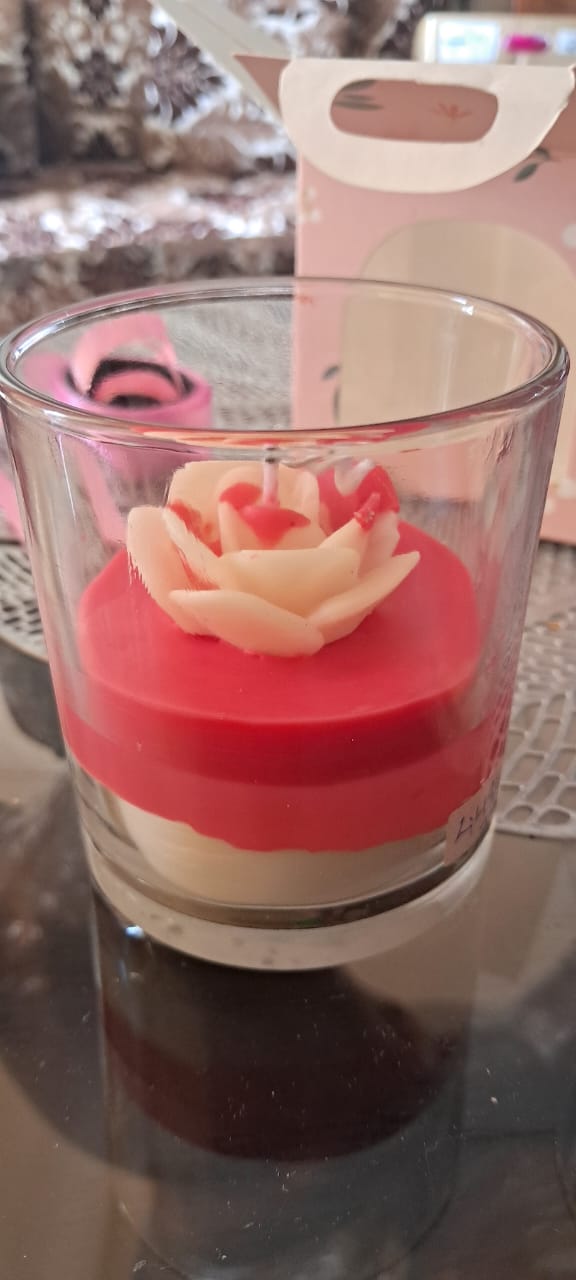 Glass Jar with Daisy topper