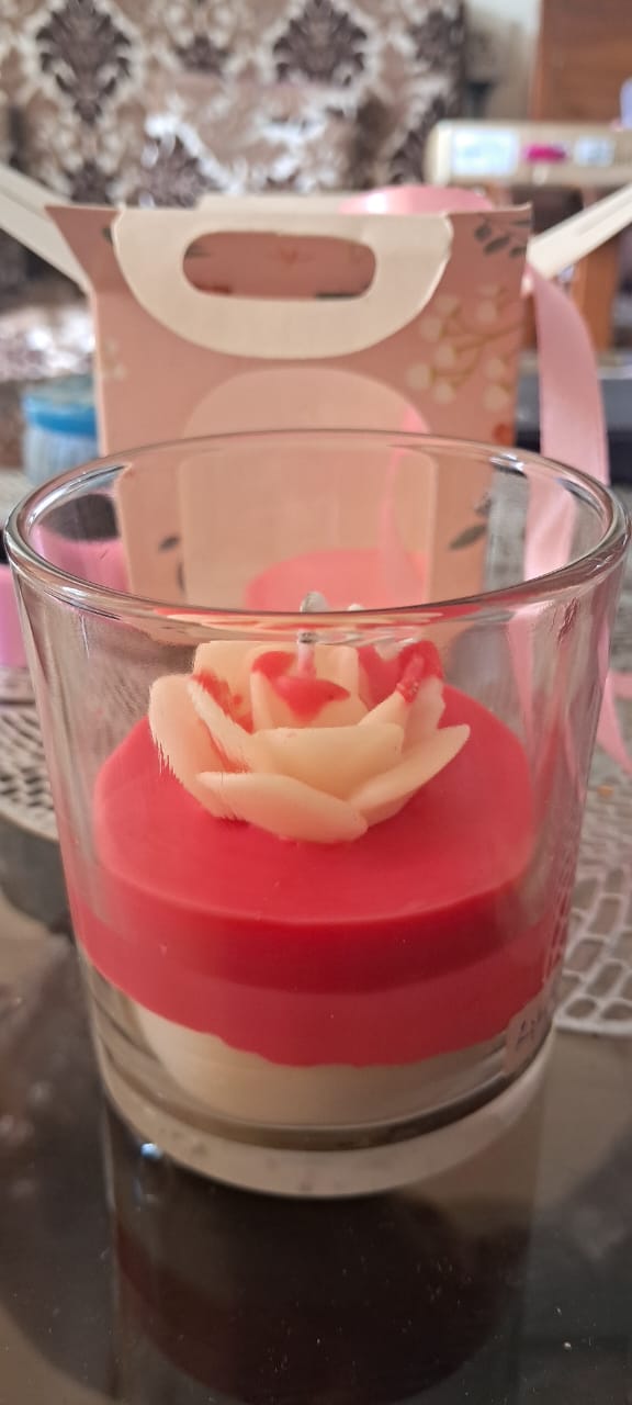 Glass Jar with Daisy topper