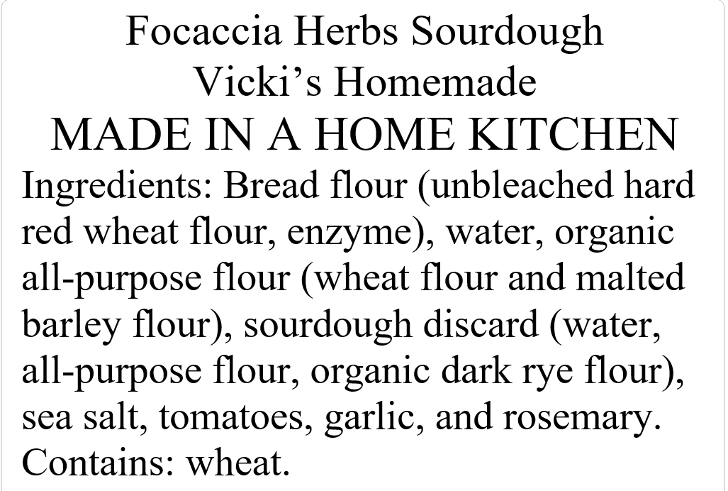 Homemade Focaccia Bread