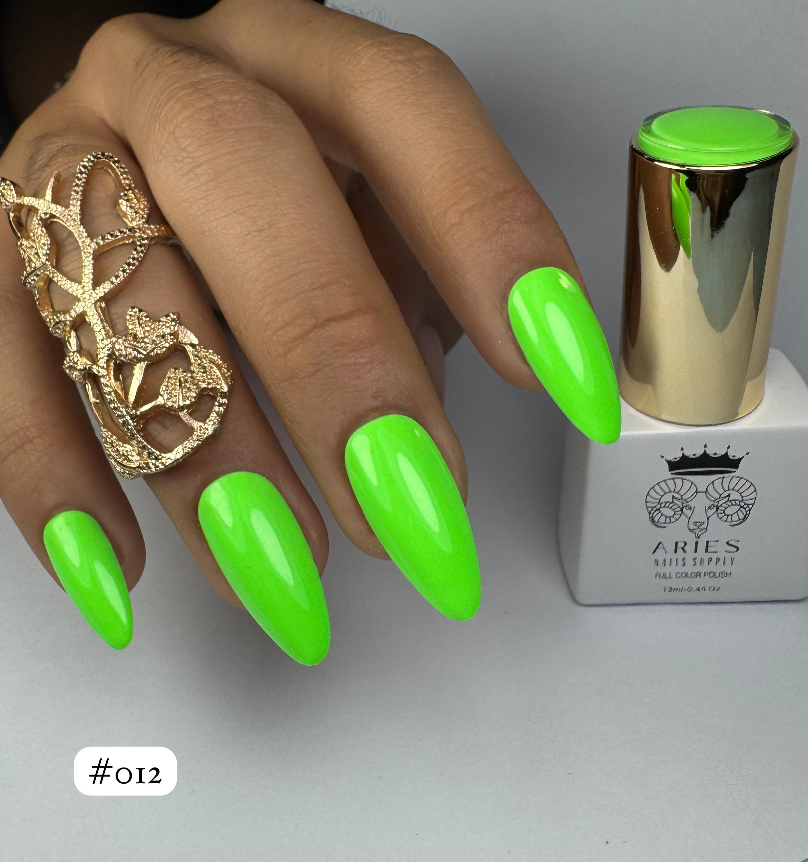 Gel Verde Neon #012