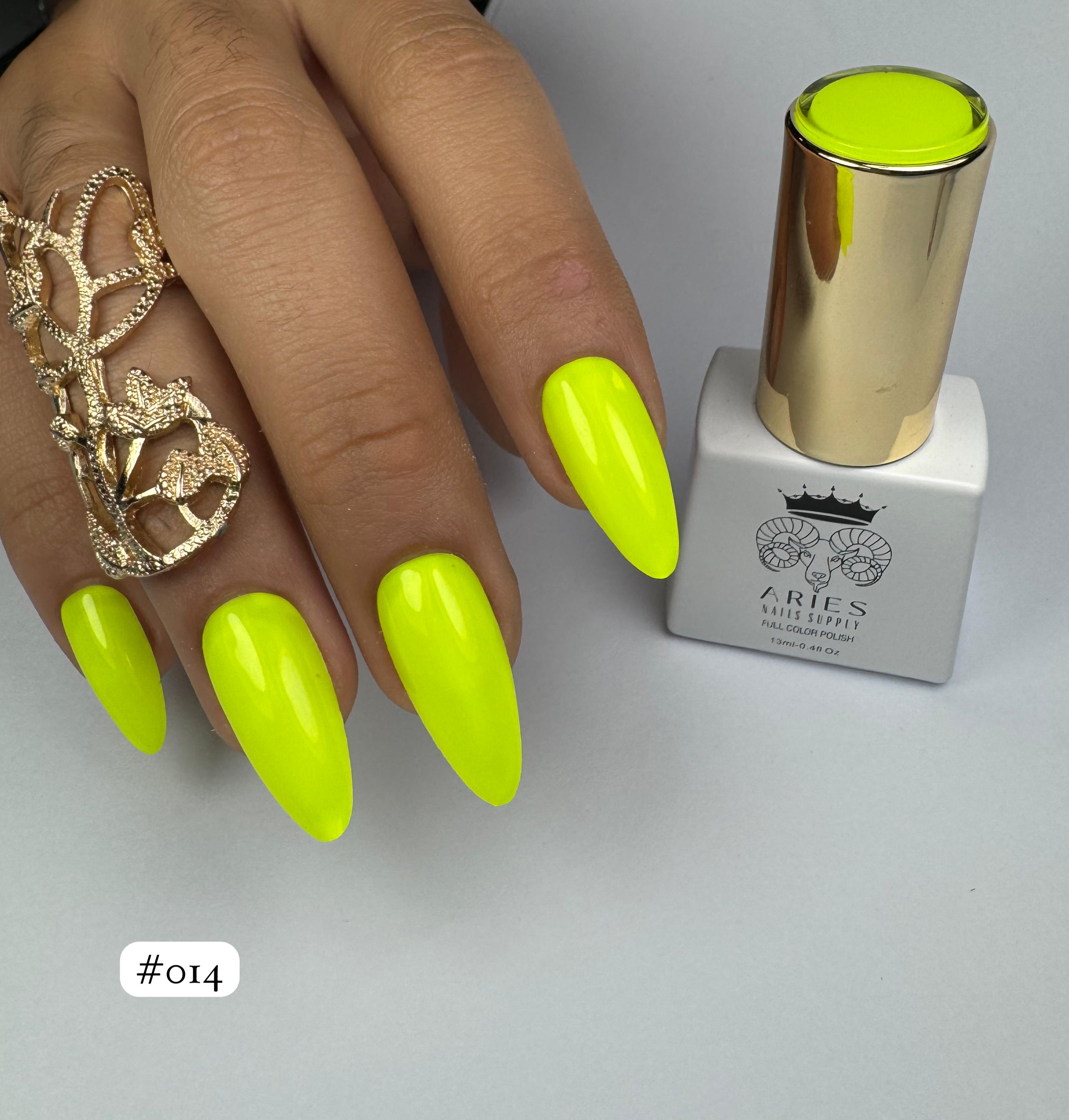 Gel Amarillo Neon #014