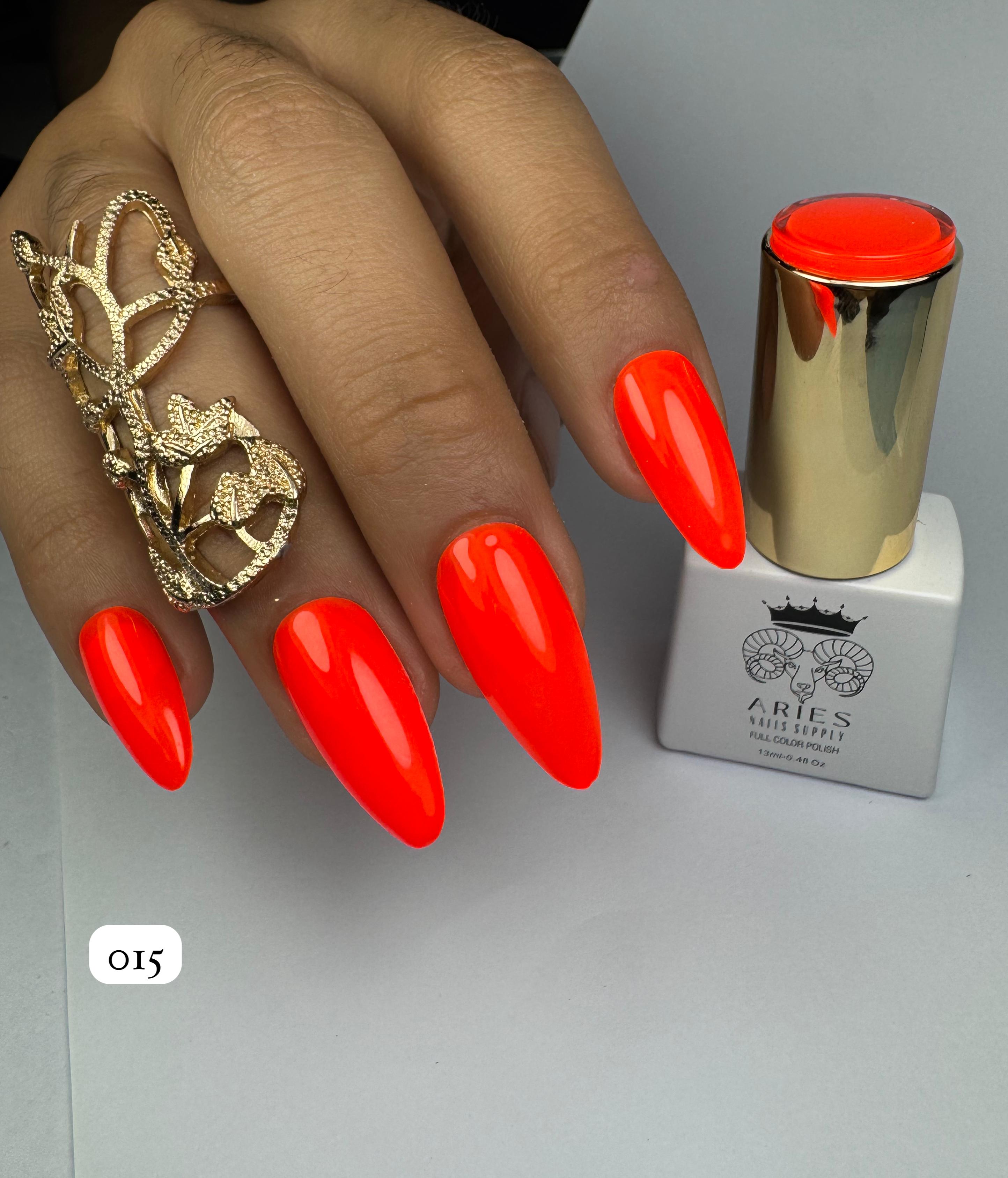 Gel Naranja Neon #015