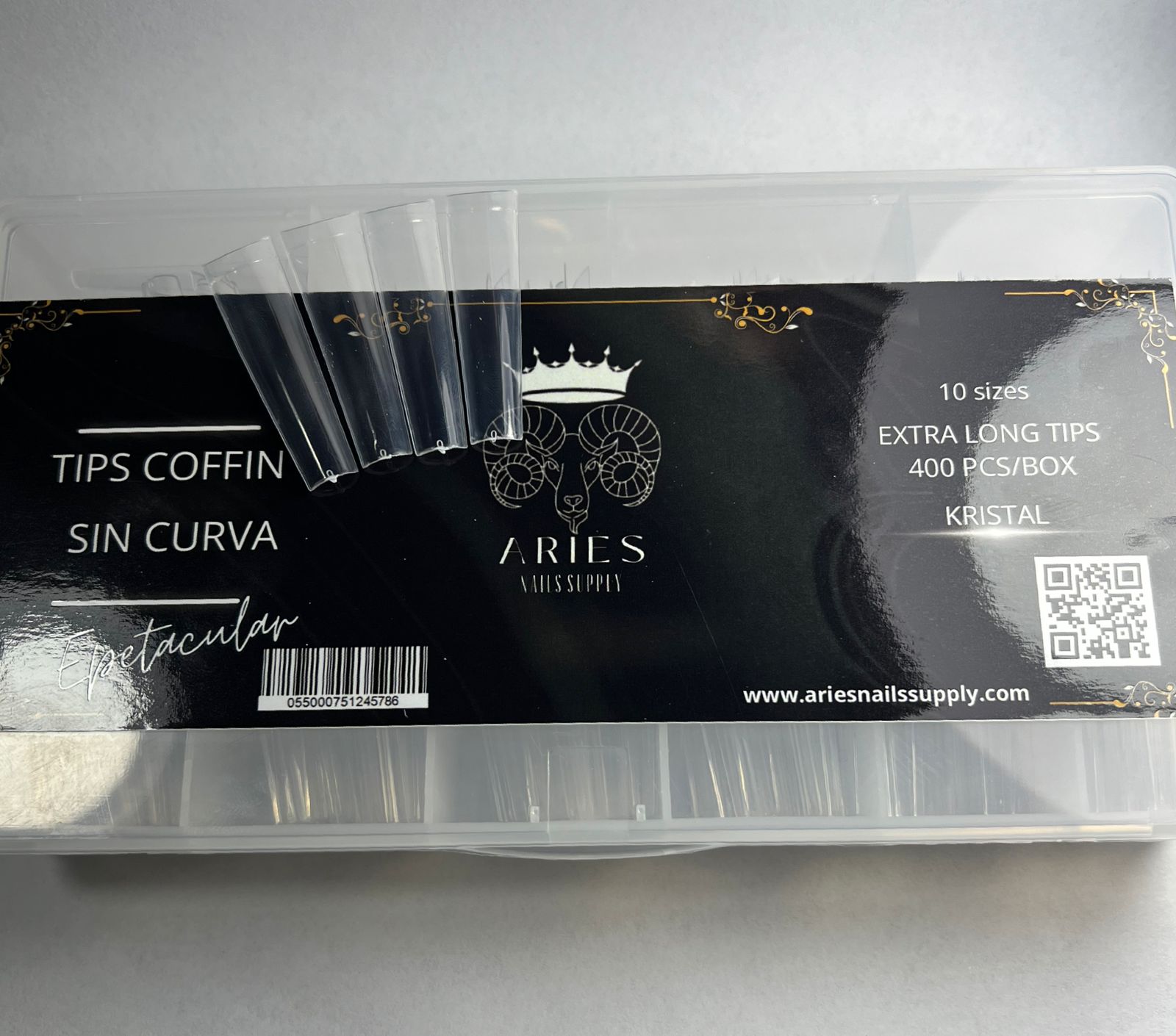 Tips COFFIN sin curva 400PZ