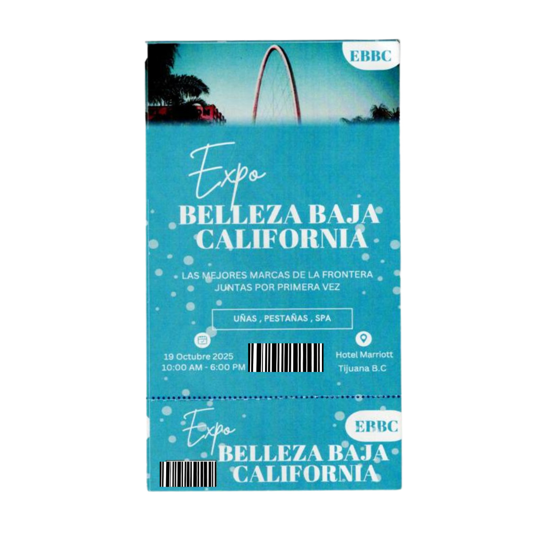 Entrada Expo Belleza Baja California