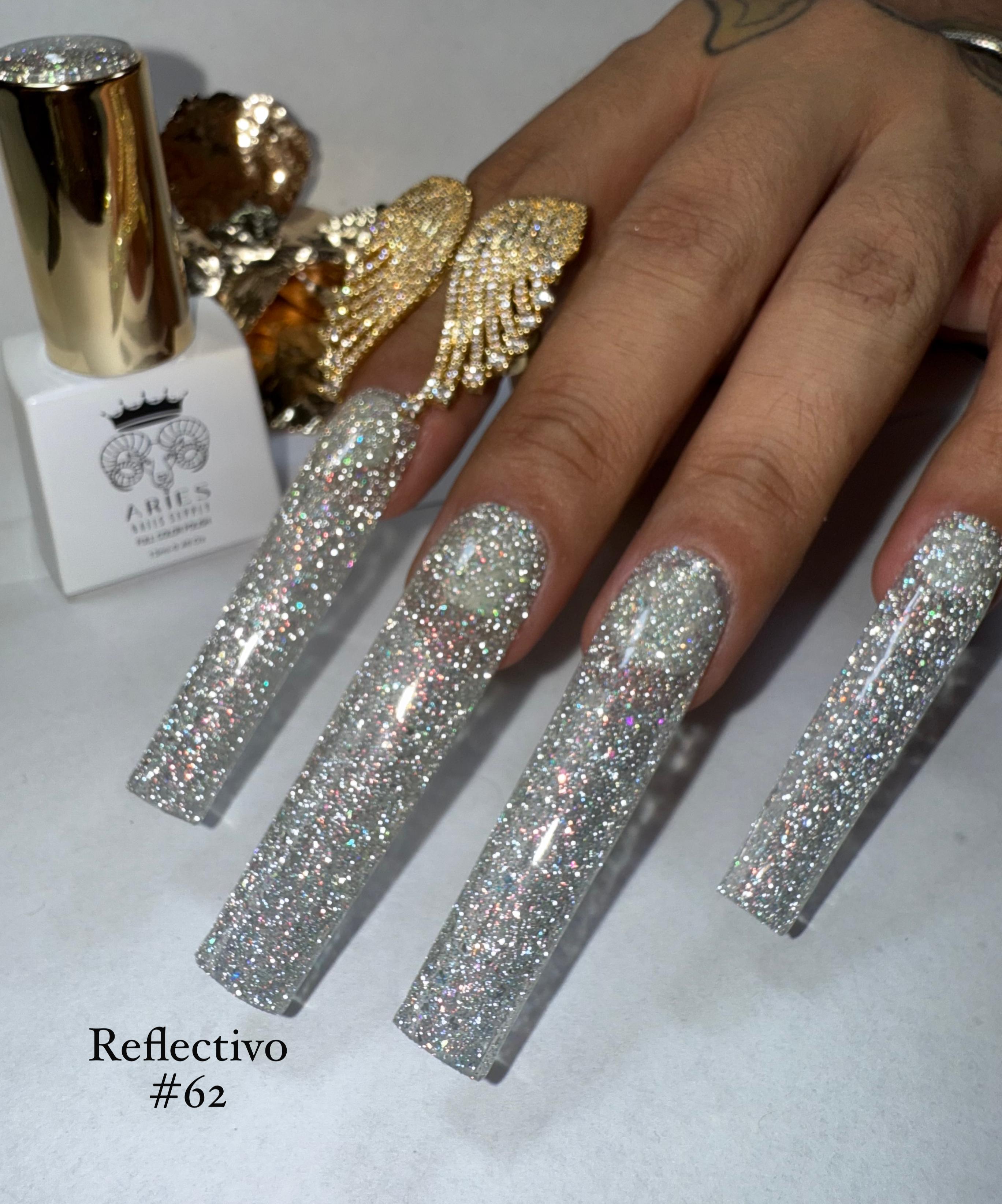 GEL FLAKE REFLECTIVO 62
