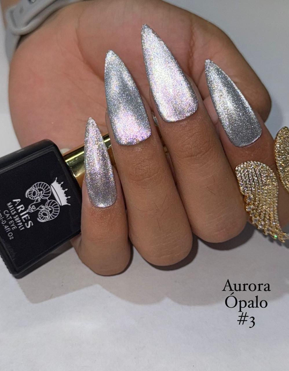 Gel Ojo de Gato Aurora Opal