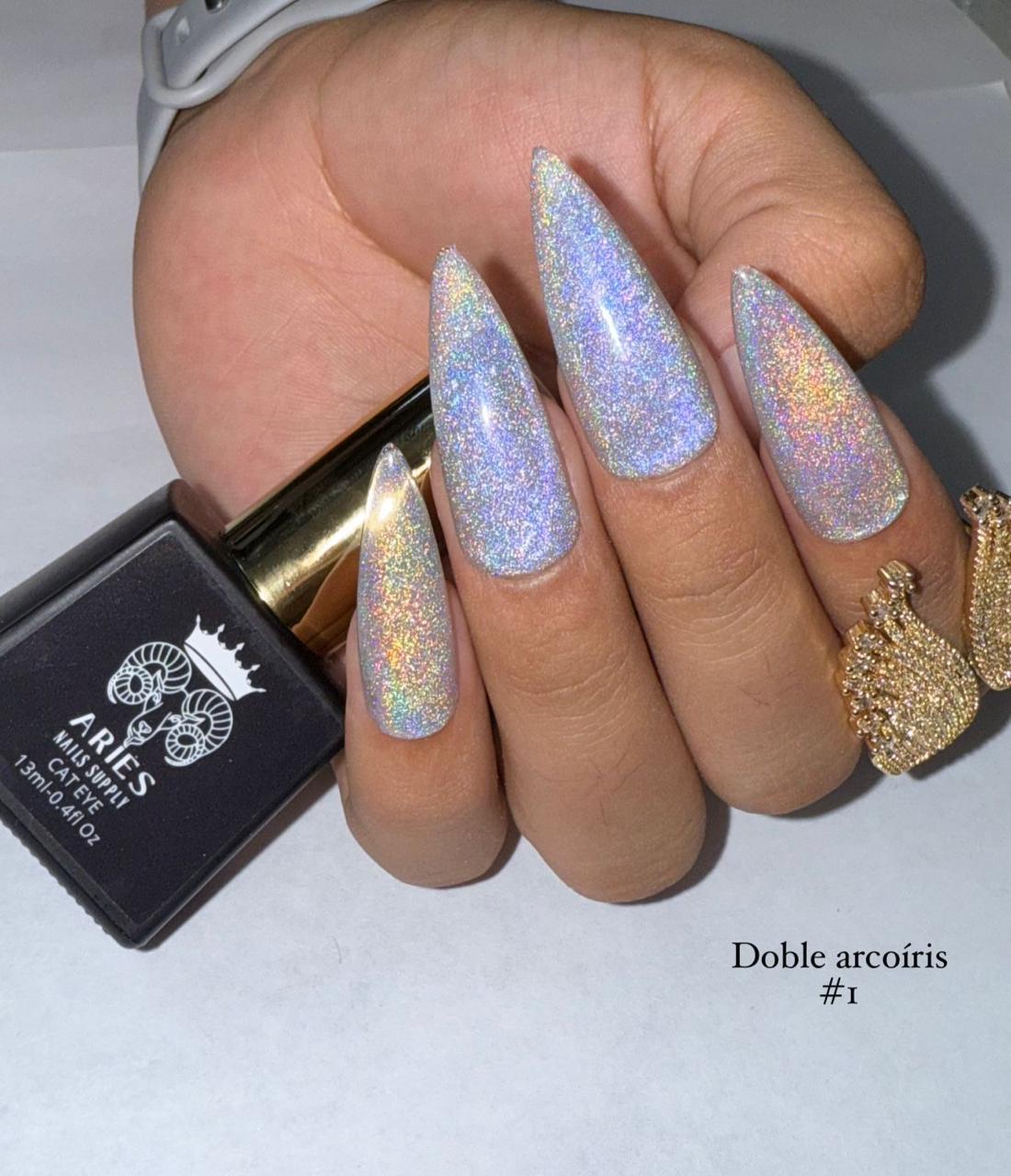 Gel Ojo de Gato Doble Arcoiris