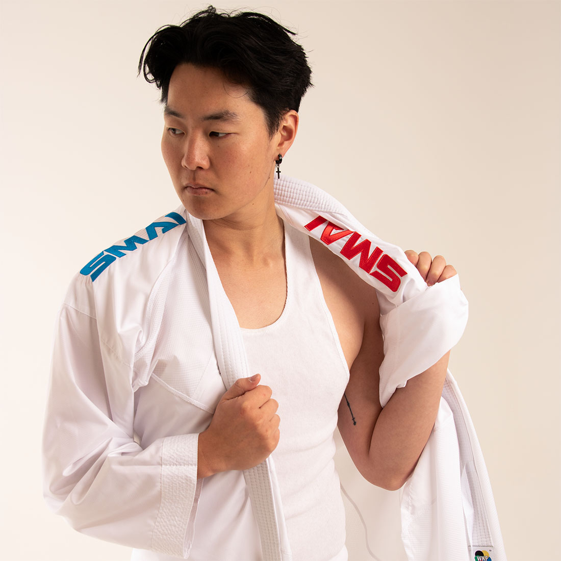 Inazuma RX (Reversible, Red/Blue) - Kumite Gi - WKF Approved
