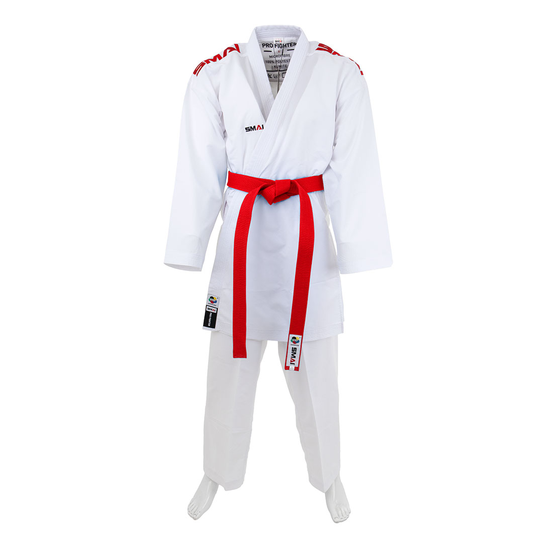 Pro Fighter - Kumite Gi - Red/Blue - WKF Approved