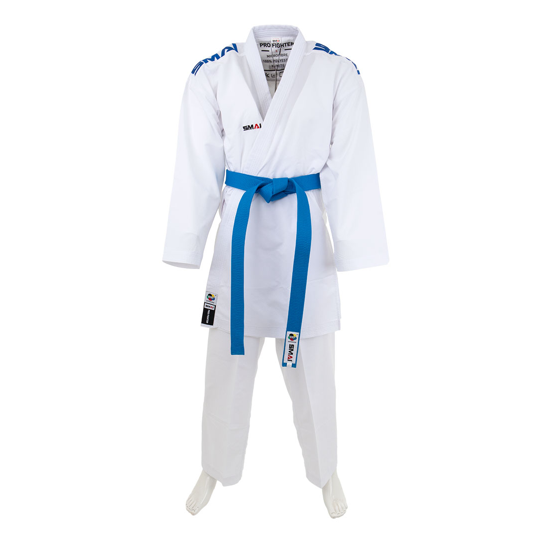 Pro Fighter - Kumite Gi - Red/Blue - WKF Approved