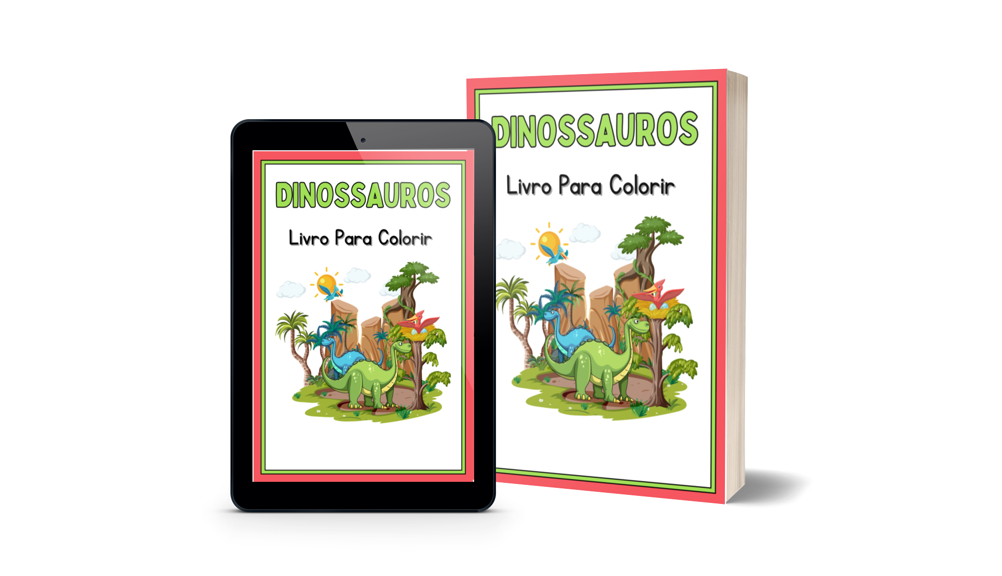 Dinossauros - Livro Para Colorir