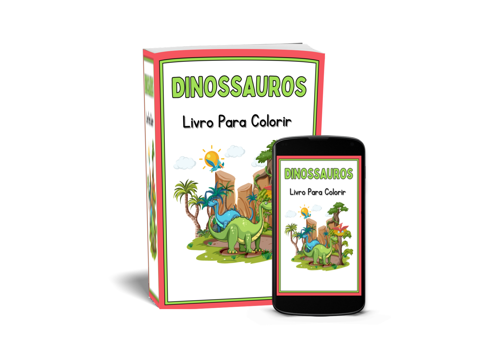 Dinossauros - Livro Para Colorir