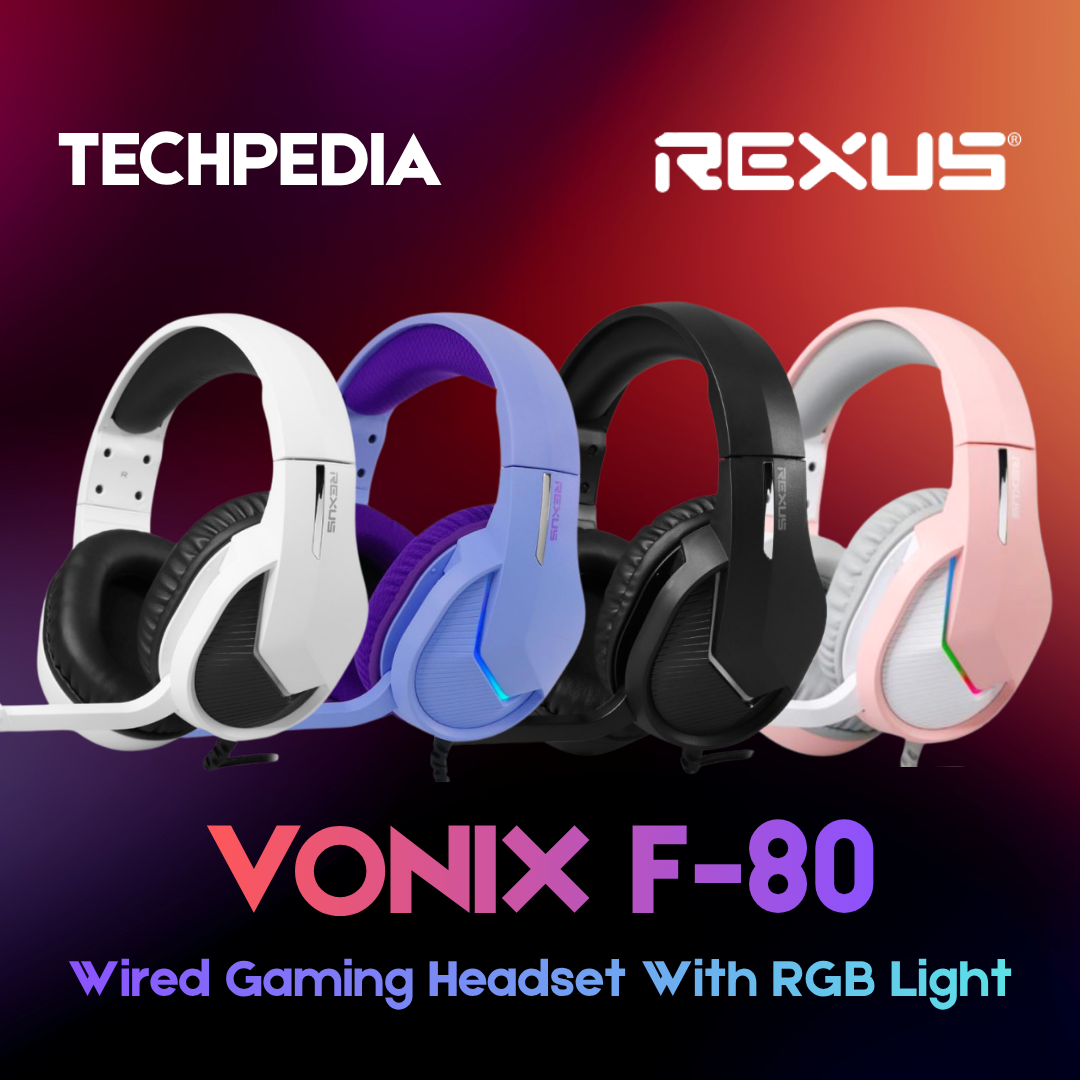 Rexus F80 / F-80 Vonix Wired Gaming Headset / Headphone with RGB Light