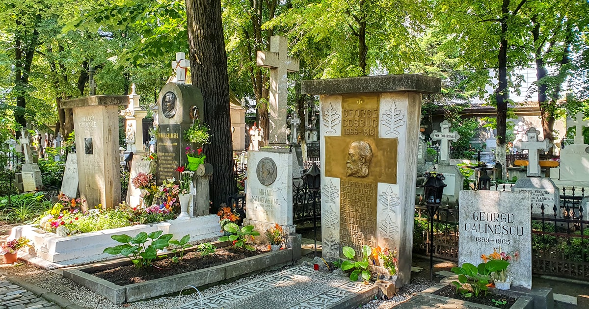 Cimitirul Bellu - tur de toamnă