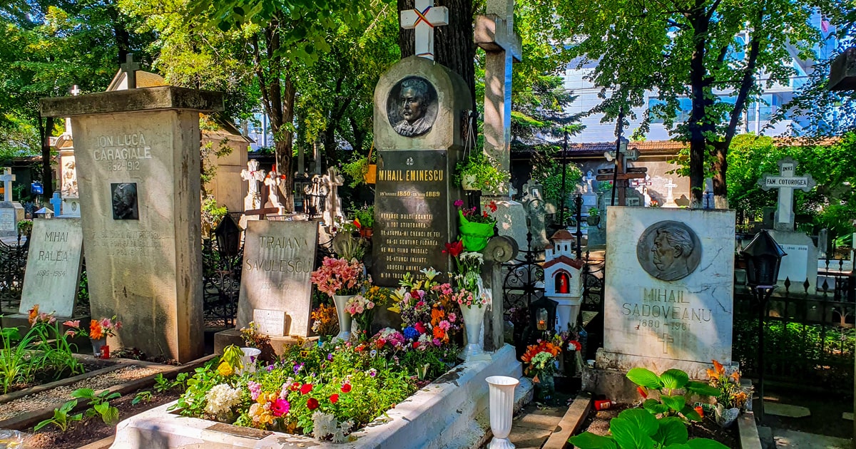 Cimitirul Bellu - tur de toamnă