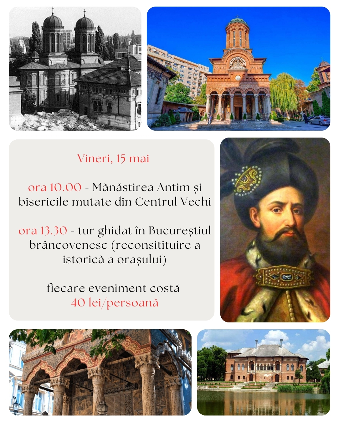 Mănăstirea Antim și bisericile mutate