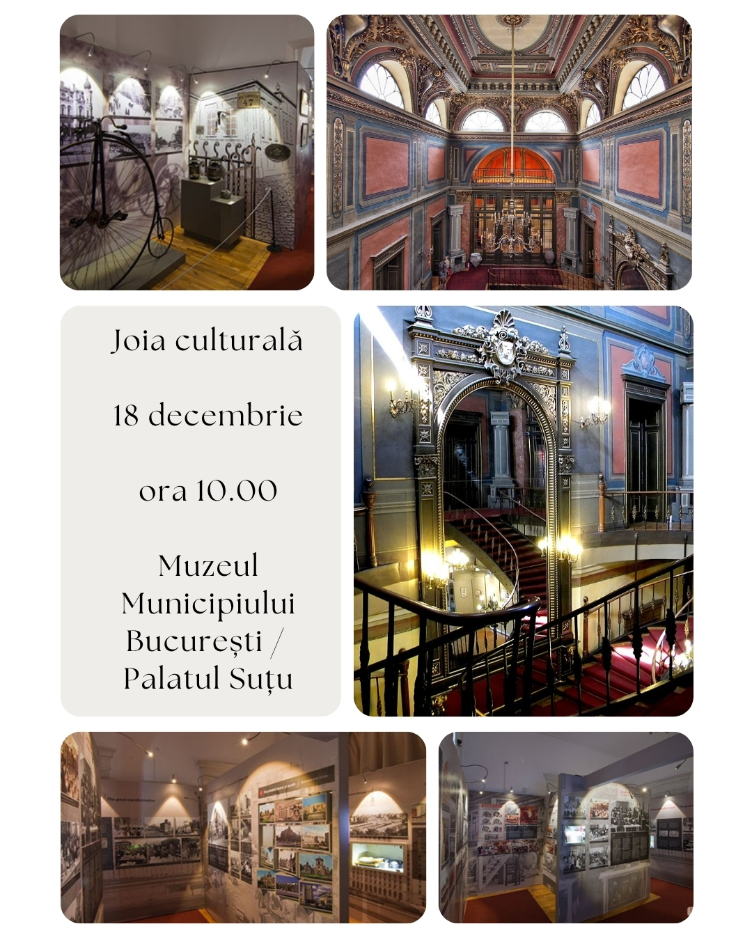 Vizită ghidată la Muzeul Municipiului București - Palatul Suțu