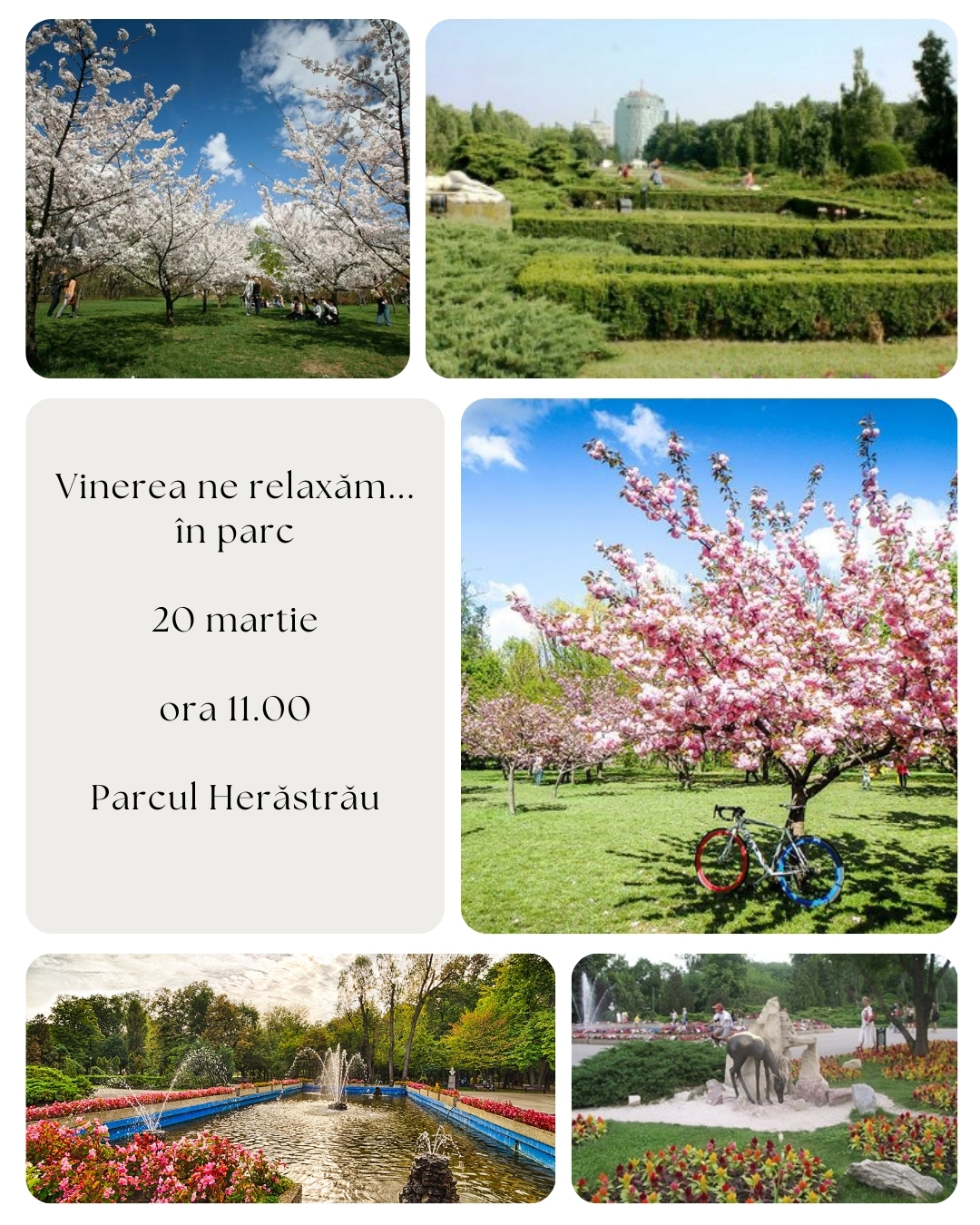 Tur în Parcul Herăstrău - 20 martie