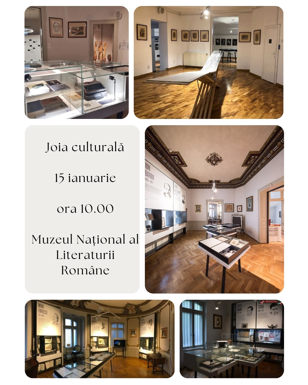 Vizită ghidată la Muzeul Național al Literaturii Române