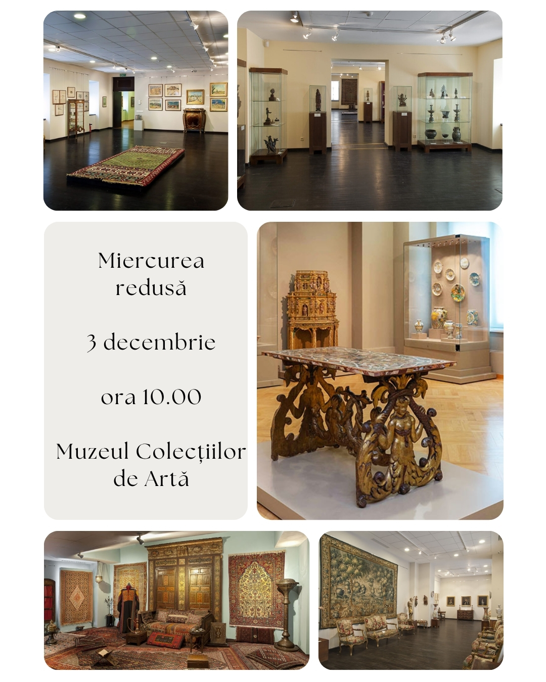 Vizită ghidată la Muzeul Colecțiilor de Artă