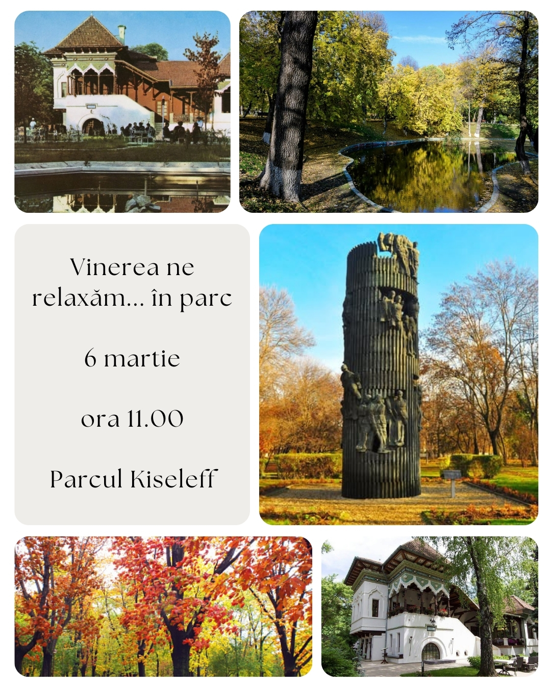 Tur ghidat în zona Kiseleff - 6 martie