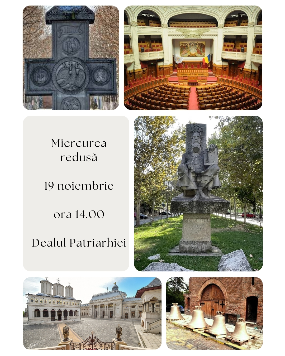 Tur ghidat pe Dealul Patriarhiei