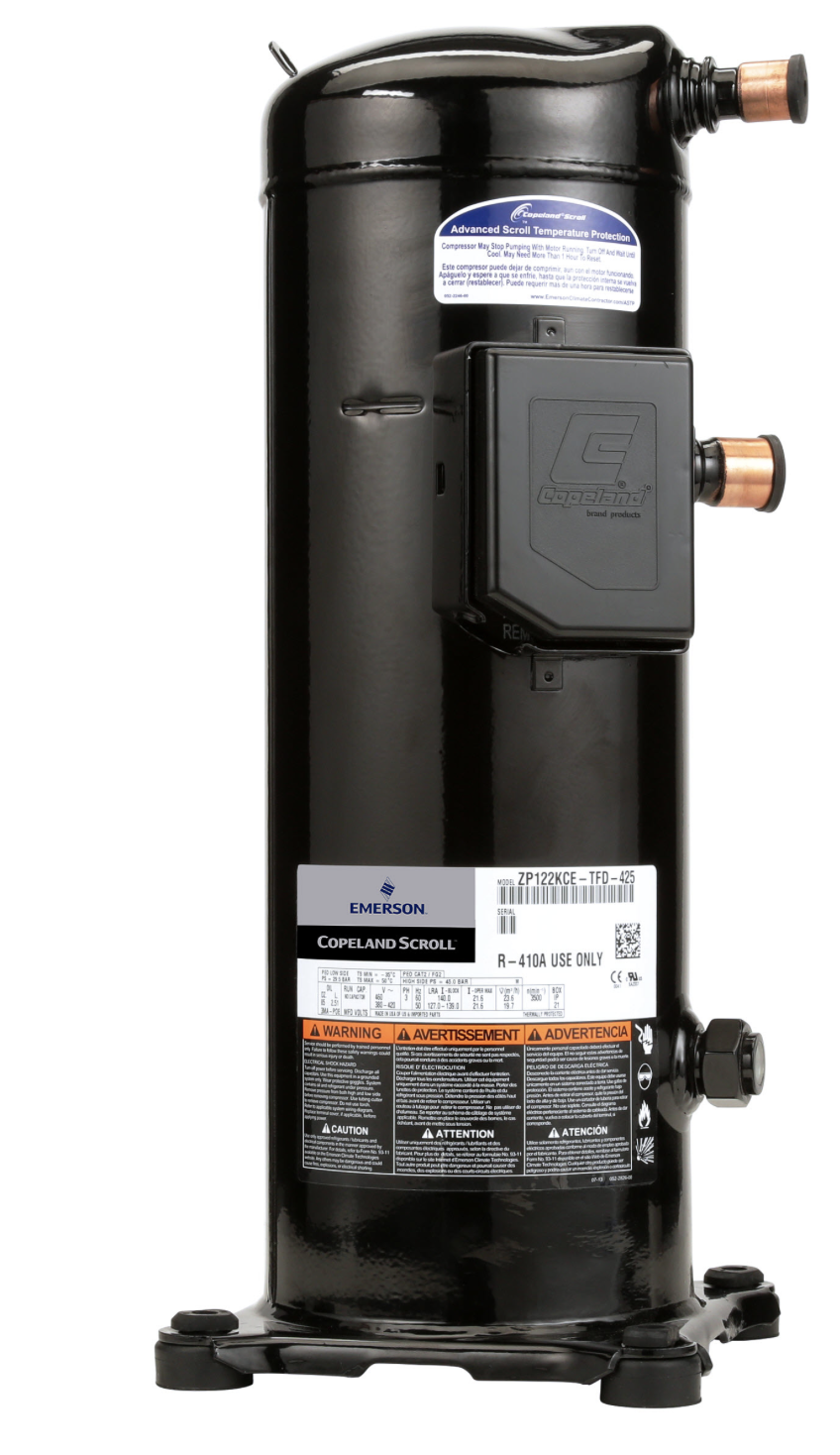 ZP293 KZE-TED-456 Copeland scroll compressor; R410A; 400V