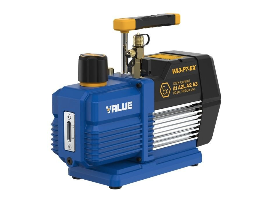 Vacuum pump Value VA3-P7-EX, 198 l/min, 15 microns, 7 CFM, R290A, R600