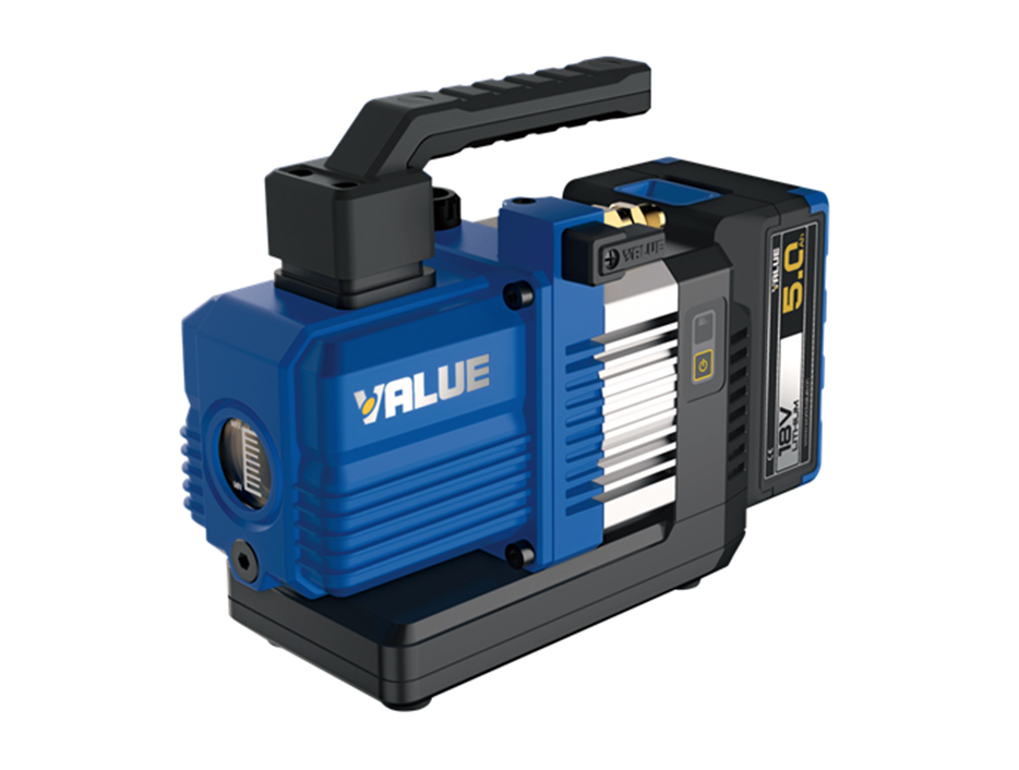Vacuum pump wireless Value VRP-2DLi-32, 57 l/min, 23 microns, 2 CFM