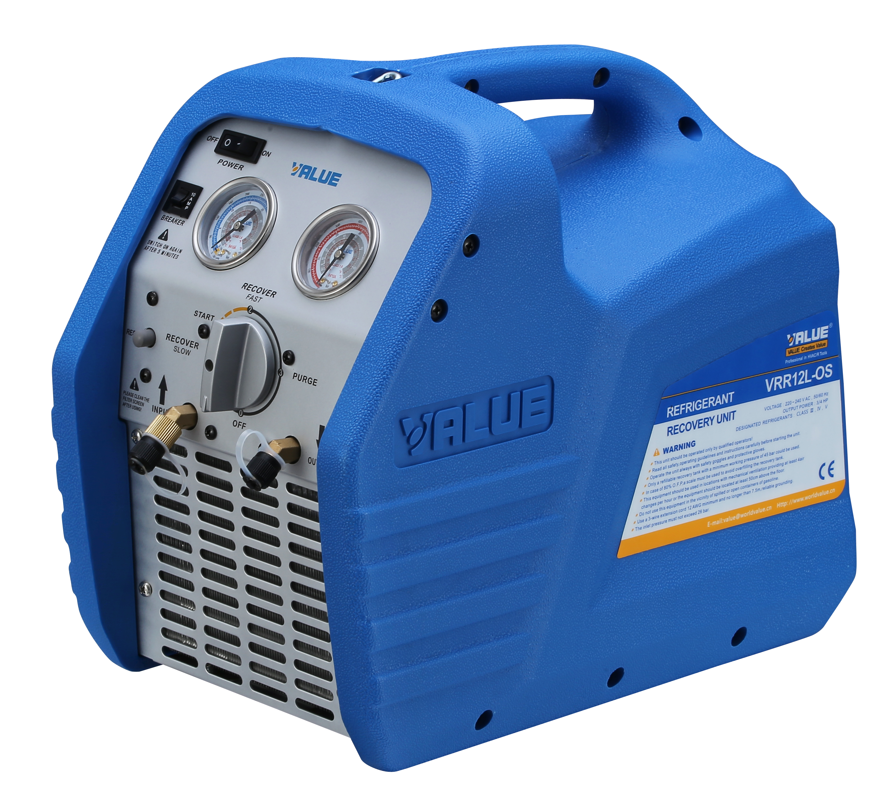 Refrigerant recovery unit Value VRR12L