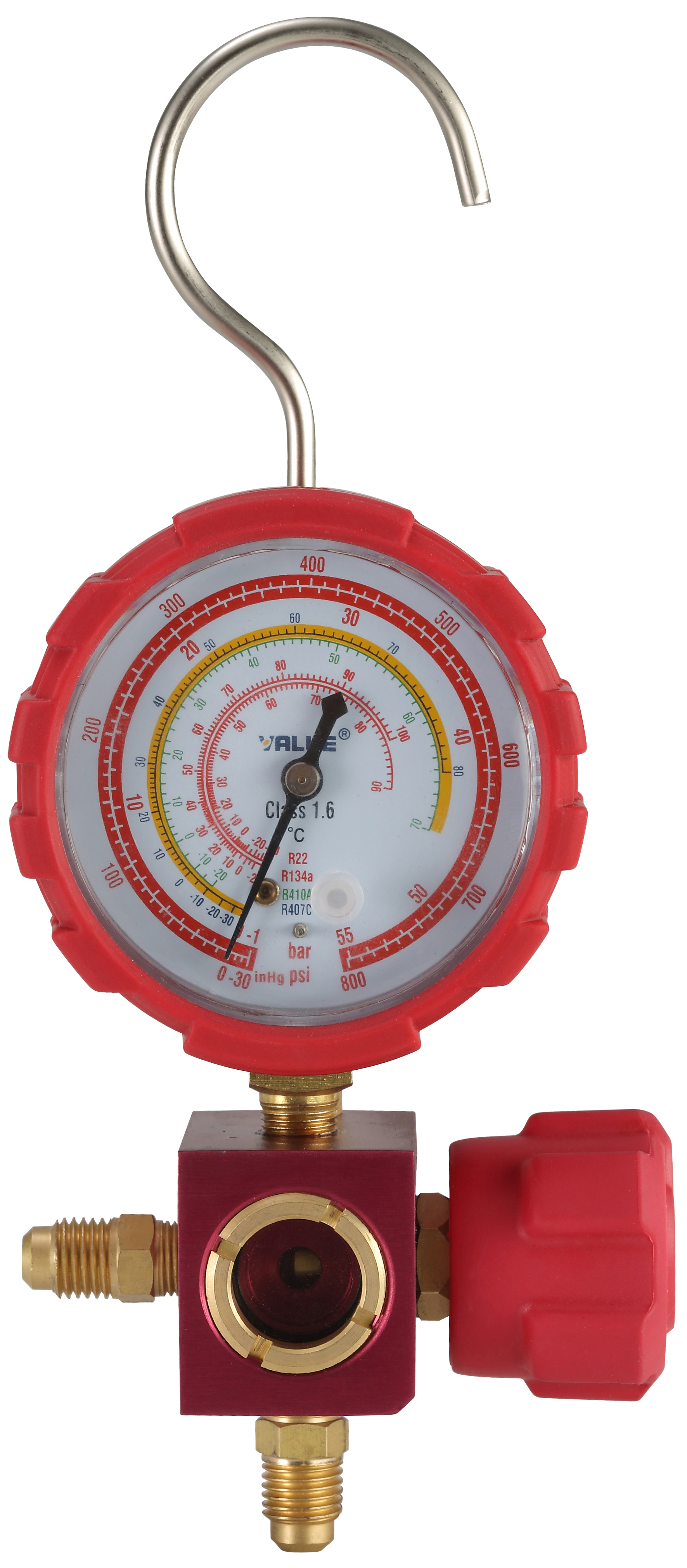 High-pressure gauge, Value VMG-1-S-H, R410a, R134a, R407C