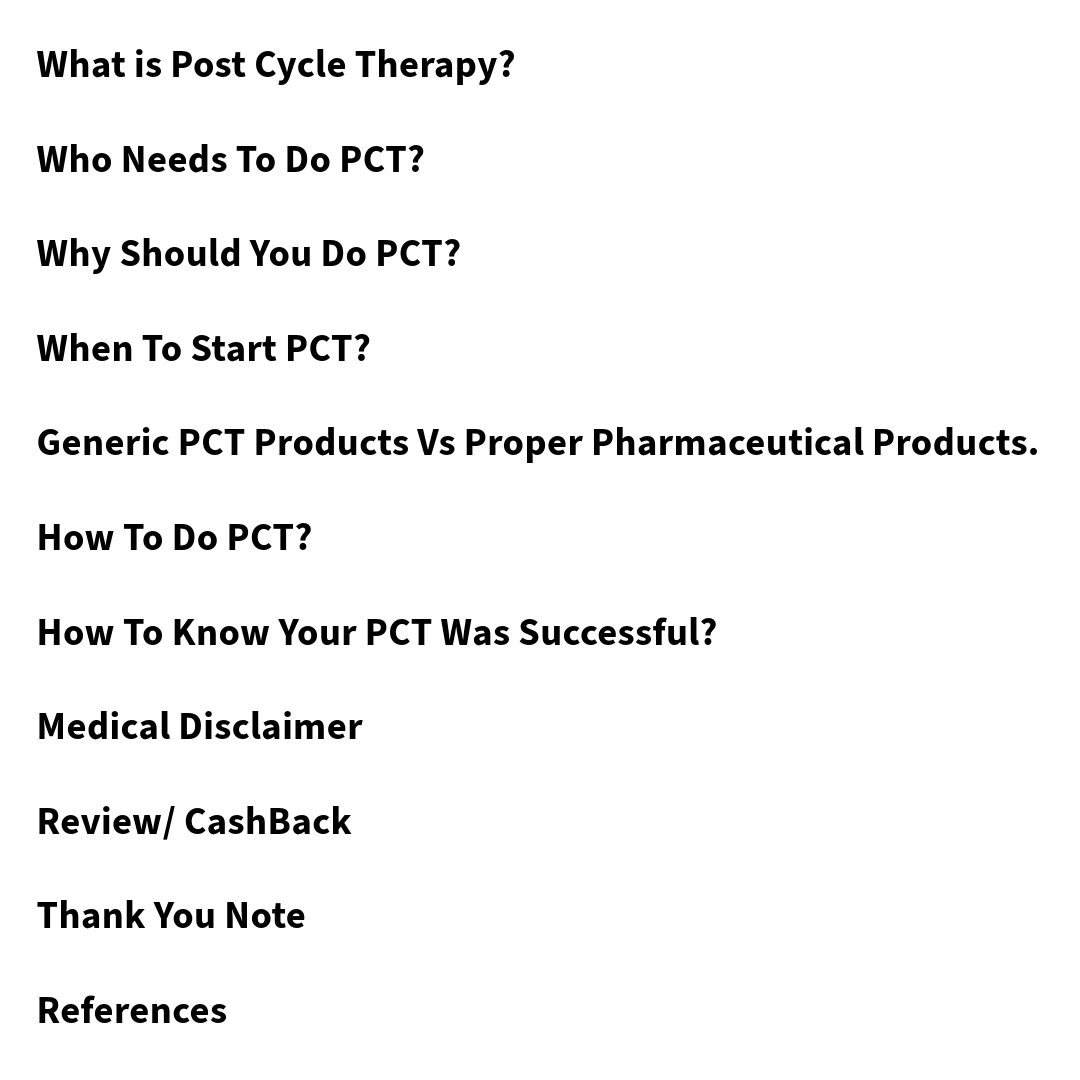 Post Cycle Therapy Ebook 