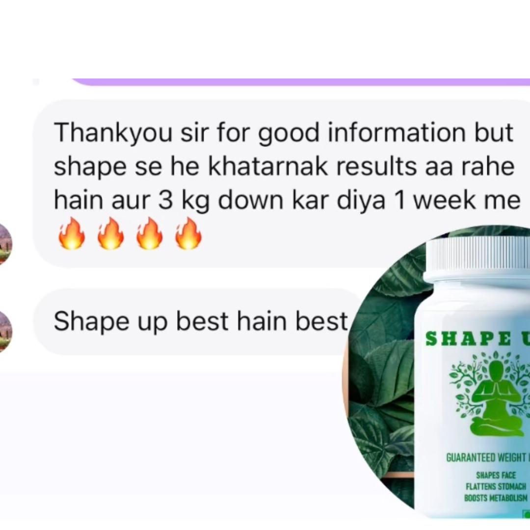 Shape Up | Natural Weight Loss Product | Fat Burner 45 Servings