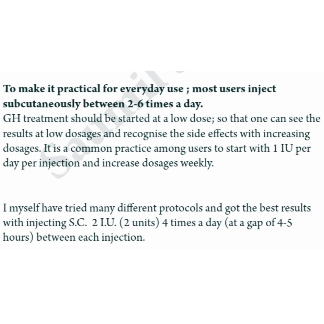 Human Growth Hormone HGH E BOOK | 22 Pages | Complete Guide Including Protocols, Brands Etc.