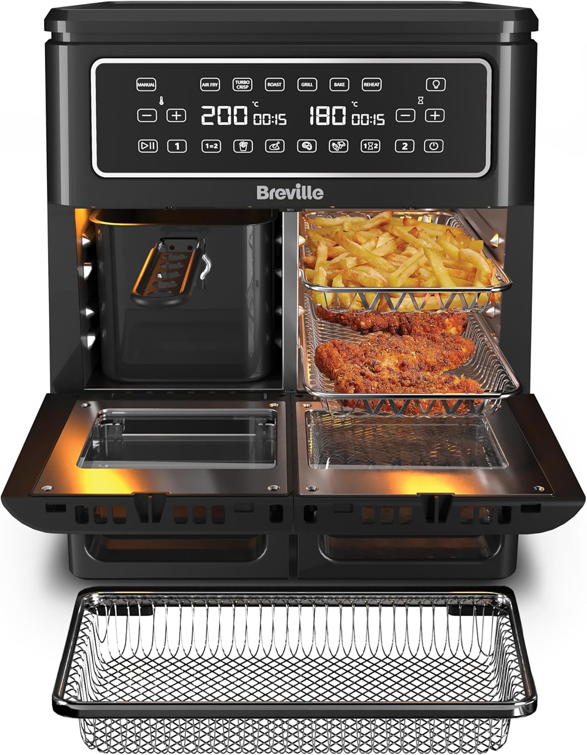 Breville Halo Flexi Air Fryer & Large Mesh Tray